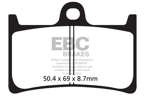 Yamaha Tmax 530-560 EBC Carbon Ön Fren Balatası