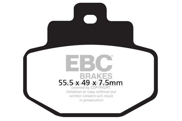 Vespa Gts 250-300 EBC Carbon Arka Fren Balatası