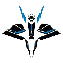 Cf Moto 250 Nk (2023-2024) Gp Kompozit Full Pad Set Mavi