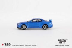 Mini GT Nissan Skyline GT-R (R34) V-Spec Bayside Blue