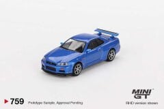 Mini GT Nissan Skyline GT-R (R34) V-Spec Bayside Blue