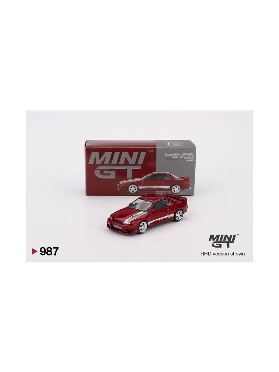 Mini GT Nissan Skyline Gt-R (R32) Veilside Combat C-I Gem Red